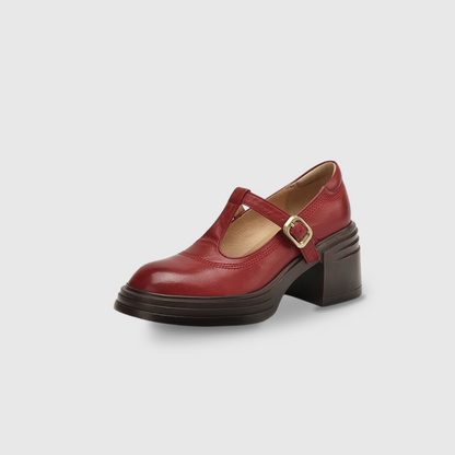 Elvana Chunky Mary Jane Shoes