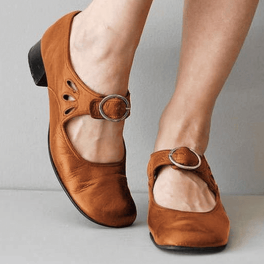 Emilia - Comfortable Vegan Leather Mary Jane