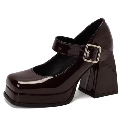 Platform Mary Jane Shoes