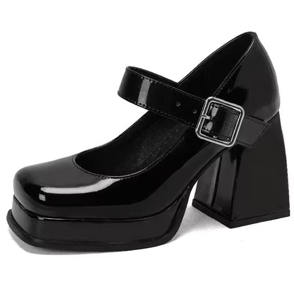 Platform Mary Jane Shoes