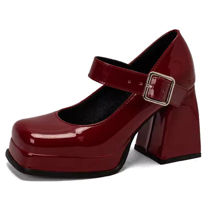 Platform Mary Jane Shoes