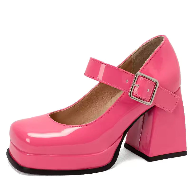 Platform Mary Jane Shoes