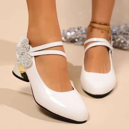 Desiree l Women's Chunky Round Toe Mary Jane Shoes