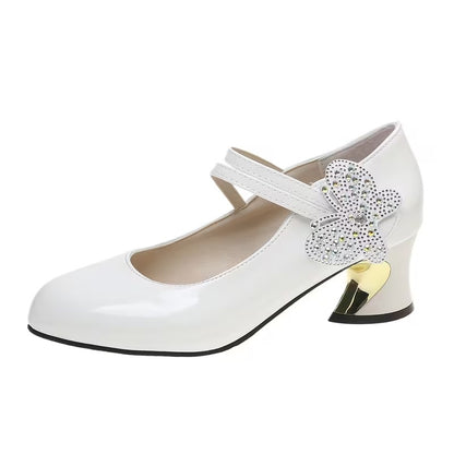 Desiree l Women's Chunky Round Toe Mary Jane Shoes