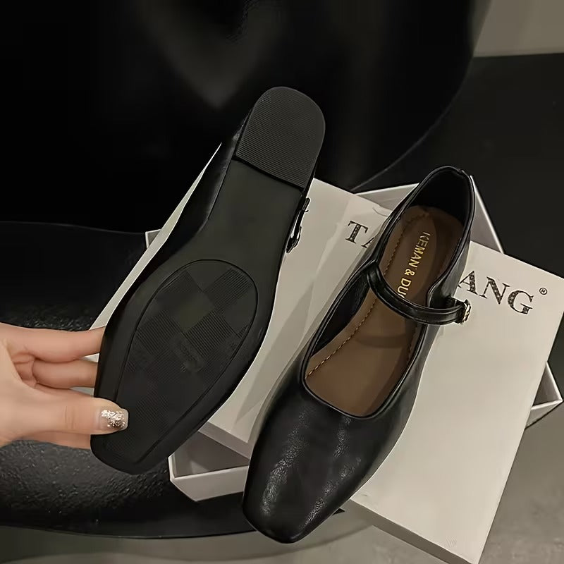 Cindy l Women Mary Jane Round Toe Shoes