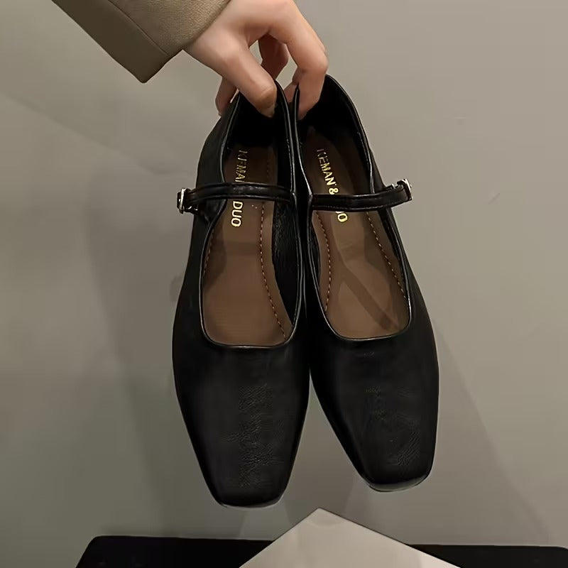 Cindy l Women Mary Jane Round Toe Shoes