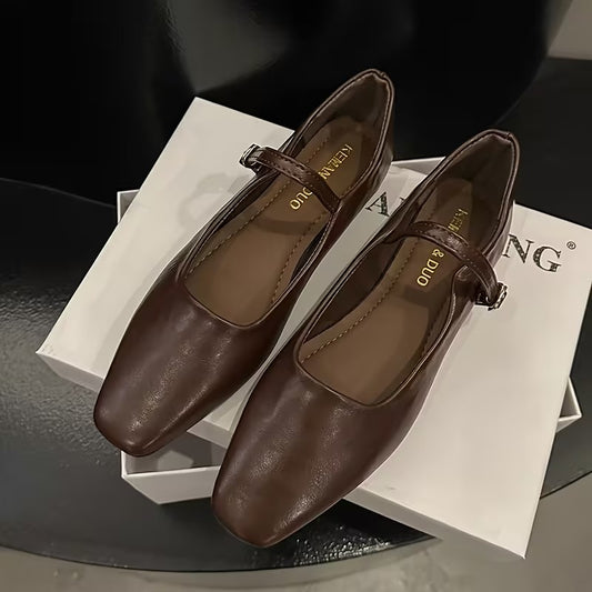 Cindy l Women Mary Jane Round Toe Shoes